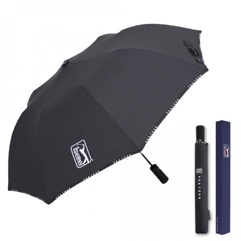 PGA TOUR 2단 자동 로고 바이어스 우산 양산 겸용 20개 이상 주문가능