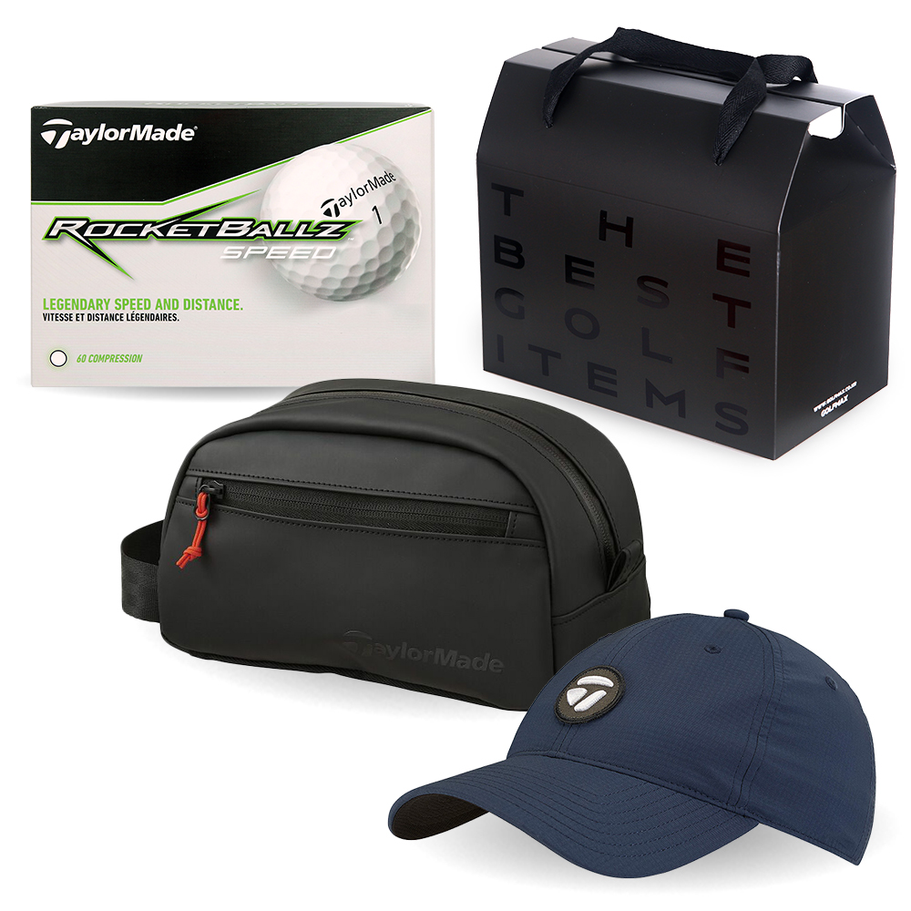 테일러메이드 골프선물 기프트세트 골프공 12구+파우치+모자