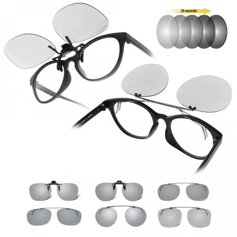 그린아이즈 안경착용자용 썬글라스 클립온 변색편광렌즈 모음전(일본정품수입)